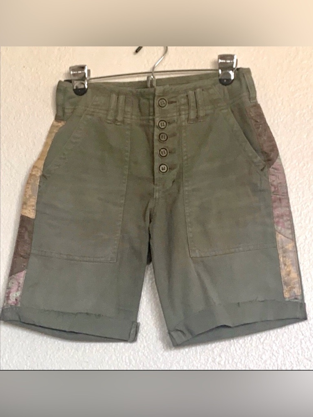Anthropologie Olive Green Shorts